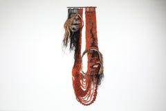 Tapestry 'two worlds' by Opie Boel, Belgium, 1970, Tapta, Veerle Dupont, Liberta