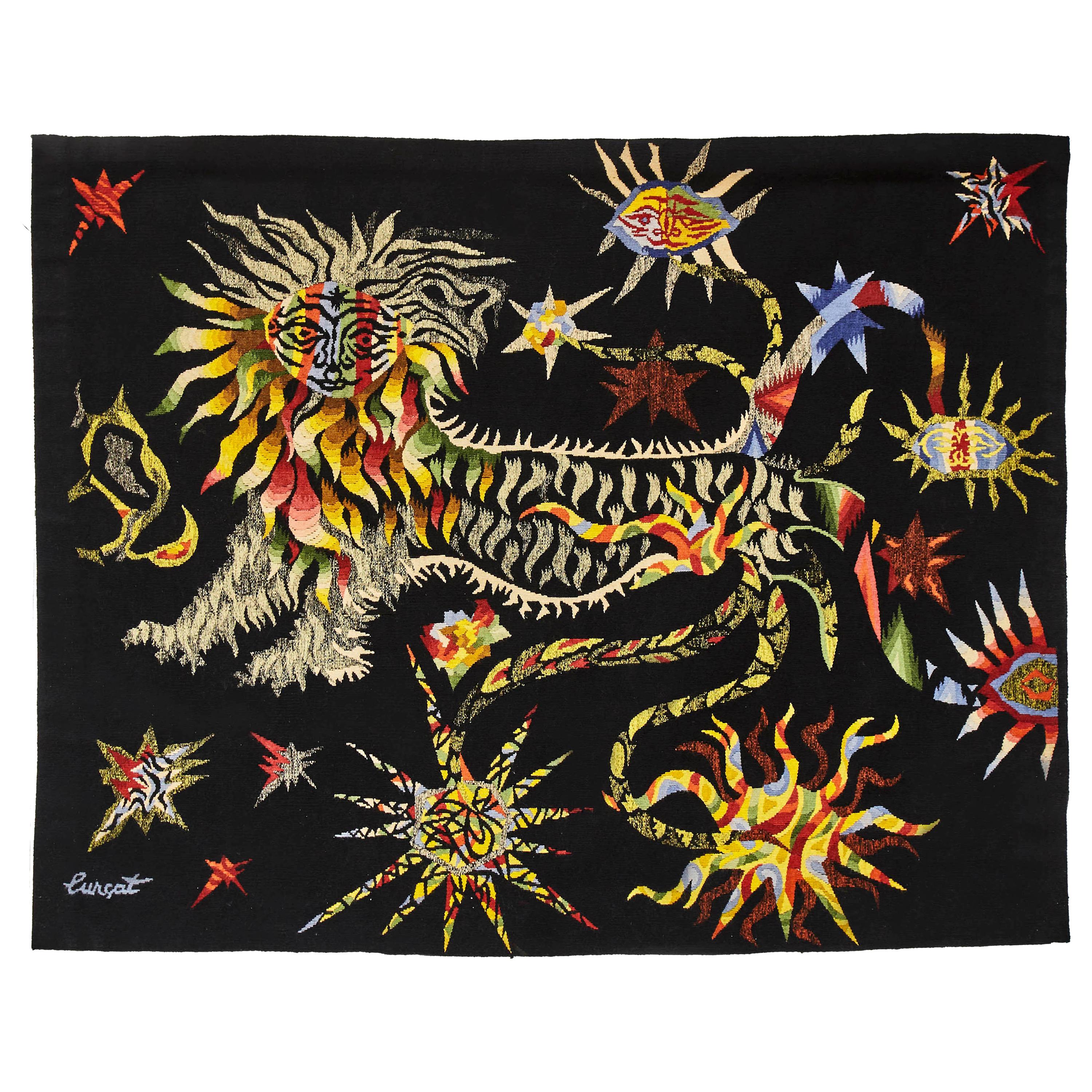Tapestry Work "The Lion" by Jean Lurçat at 1stDibs | lurcat tapisserie, jean  lurcat, lurcat artist
