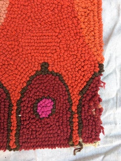Tapetes Tamacani Hand Hooked Wool Rug in the Style of Cynthia Sargent