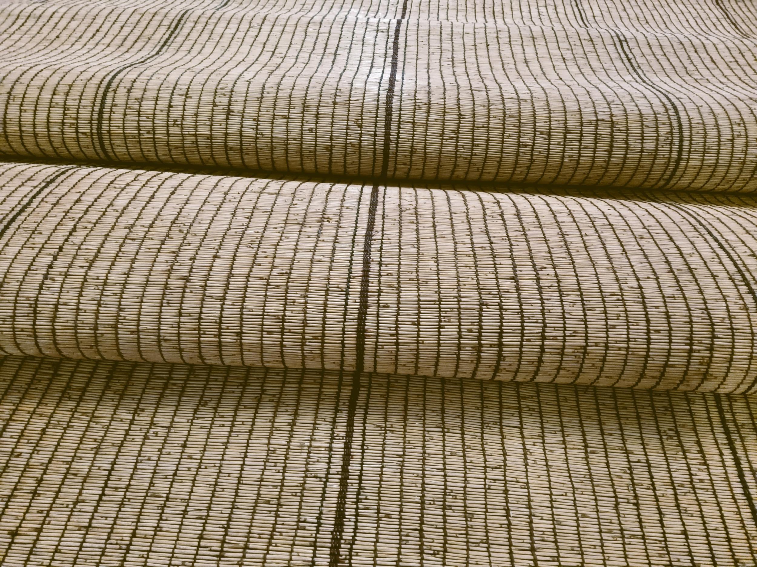 Mauritanian Tuareg Carpet  Berber Vintage Brown Leather and Wood Naturals For Sale 1