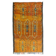 Talsent Berber tapestry Vintage Moroccan wool artifact Multicolor natural