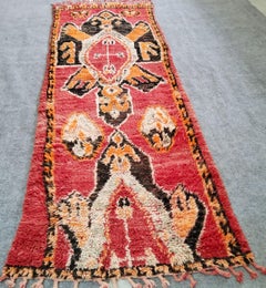 Azilal Berber Rug Vintage Morocco - '80s Multicolored Natural Wool 285x95 cm