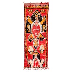 Tapiz Vintage Bereber Marroquí Multicore Lana Natural