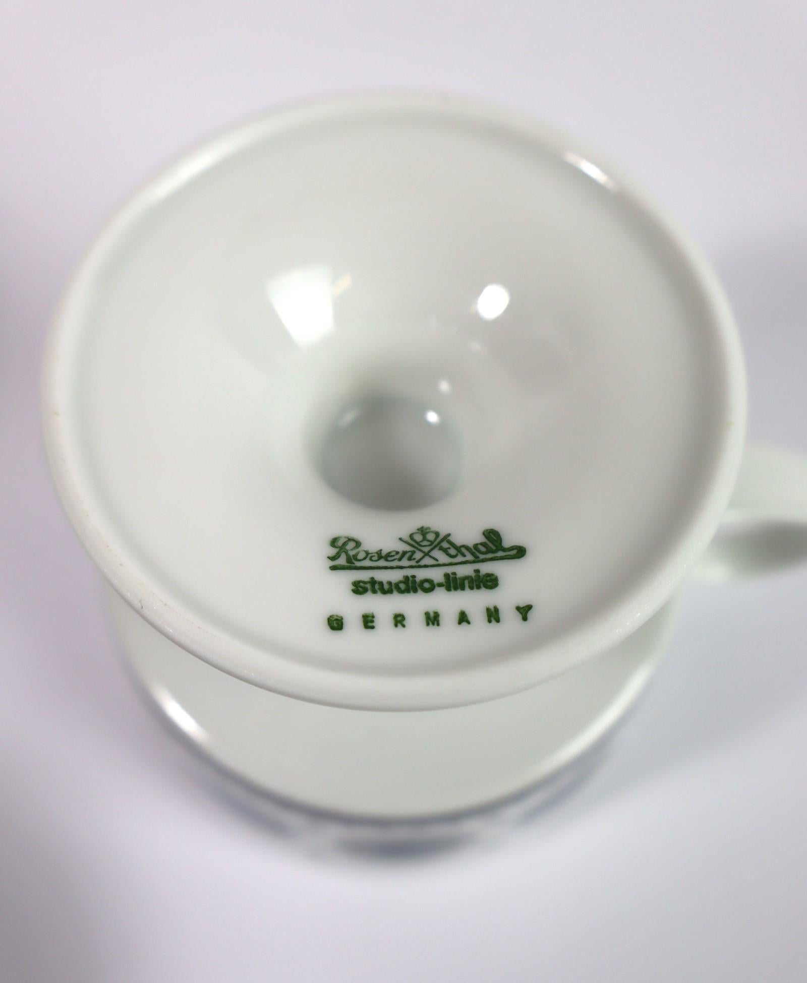 Porcelain Tapio Wirkala for Rosenthal Studio Line: complete coffee set 
