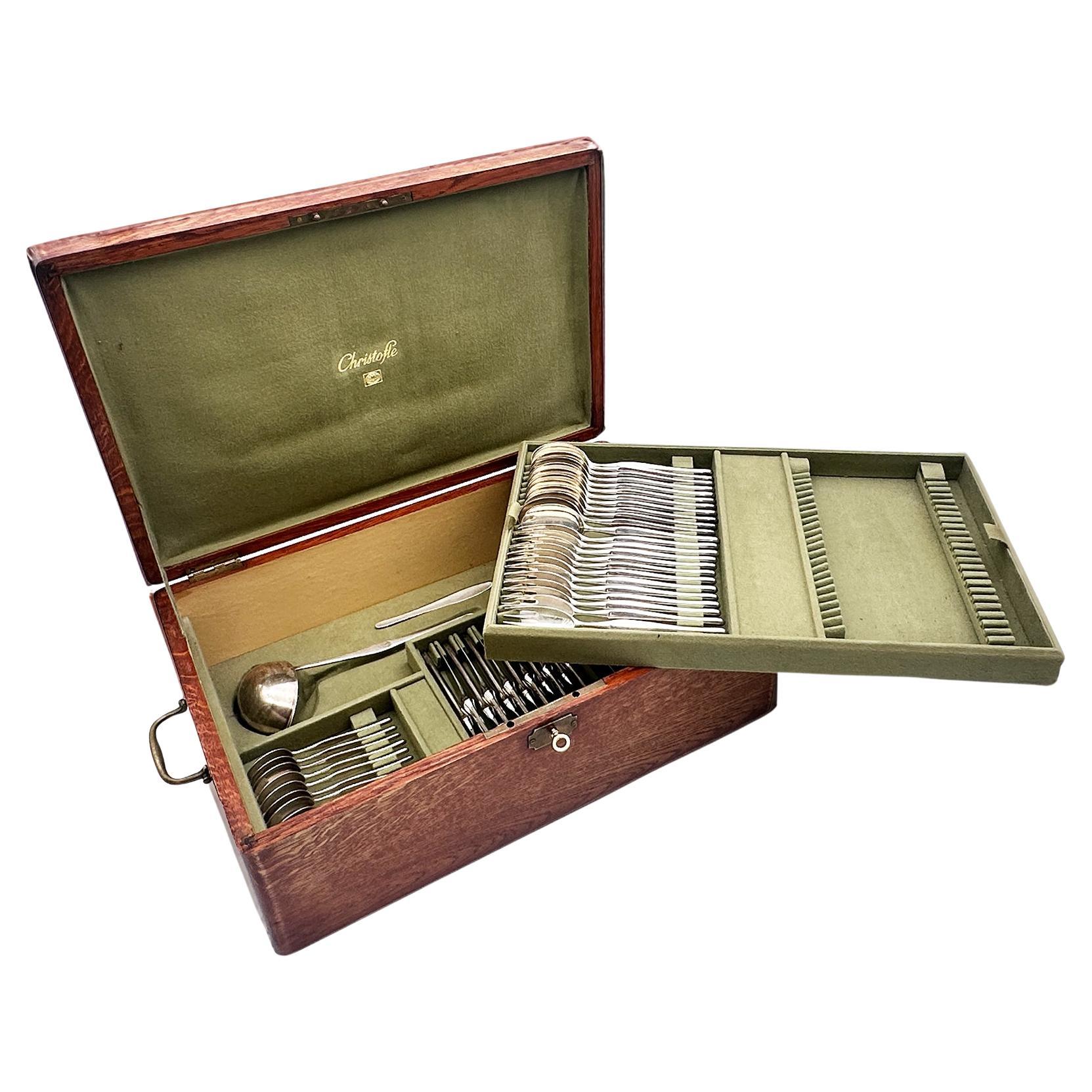 Tapio Wirkkala (1915-1985) – “Duo” Flatware Set for Christofle, 1957 For Sale