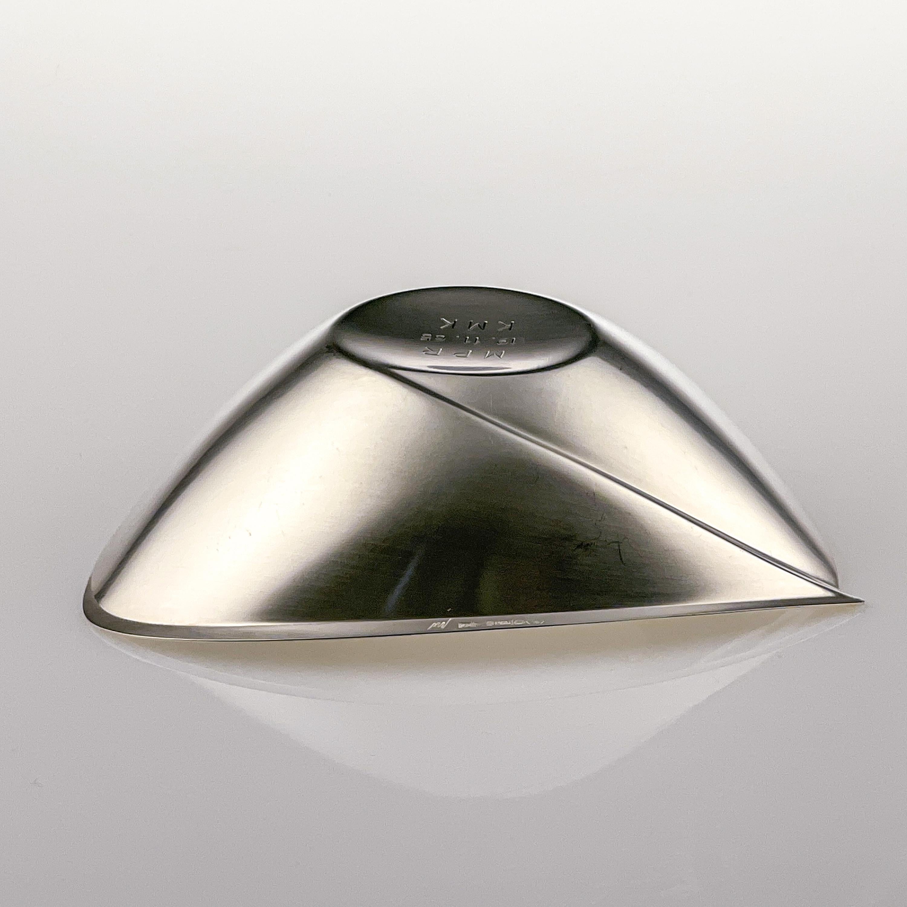 Bol en argent Tapio Wirkkala, modèle TW 118, Kultakeskus, Finlande, 1965 3