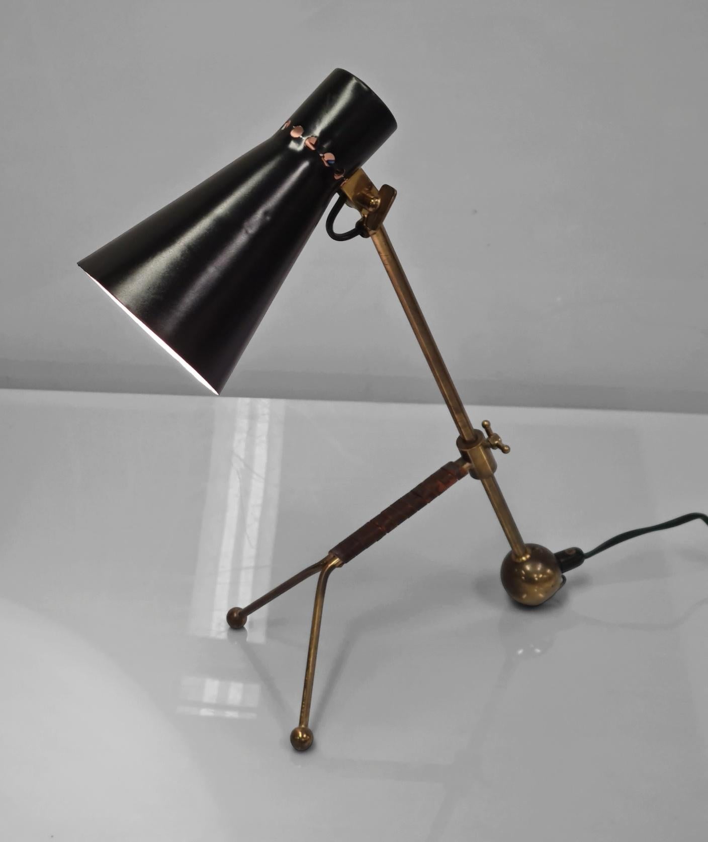 Tapio Wirkkala Adjustable Table Lamp K11-16 For Idman For Sale 6
