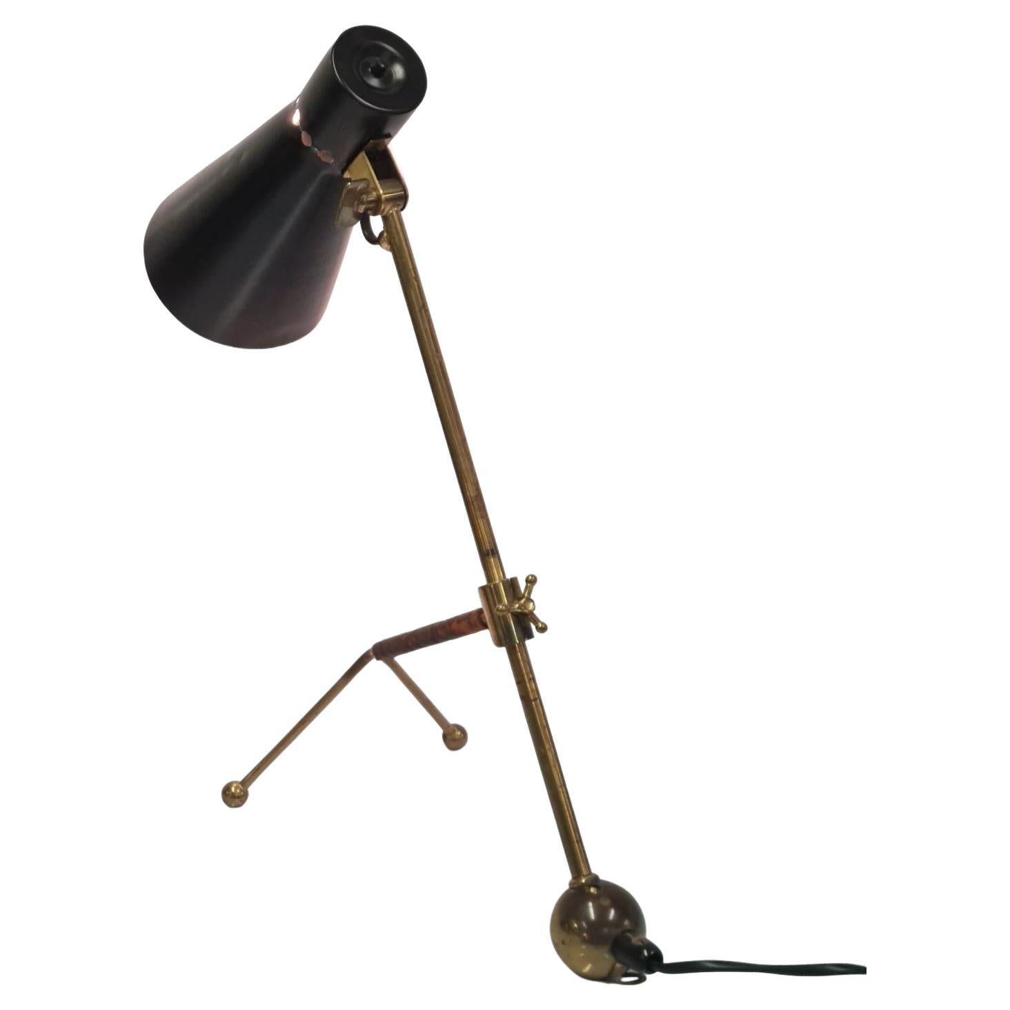 Tapio Wirkkala Adjustable Table Lamp K11-16 For Idman For Sale