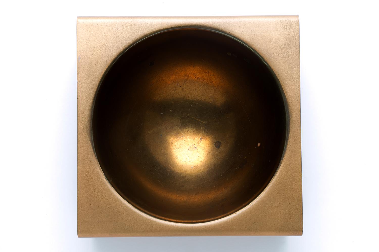 Brass Tapio Wirkkala / ASHTRAY L TW488 / Kultakeskus For Sale