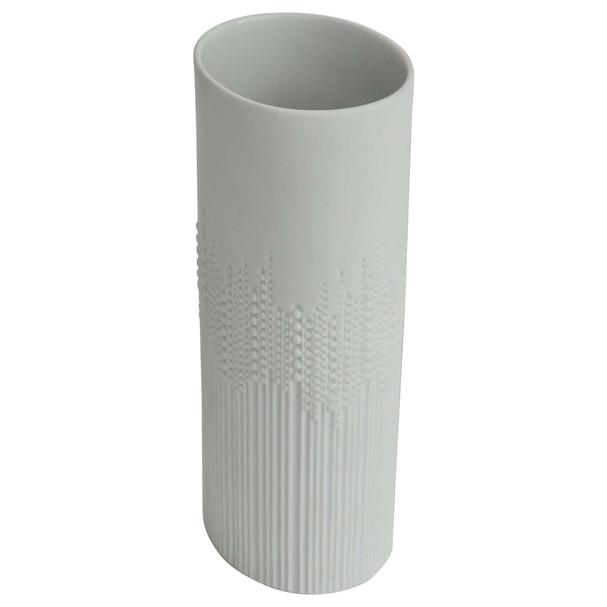 Tapio Wirkkala Bisque White Rosenthal Studio Line "Drops" Vase
