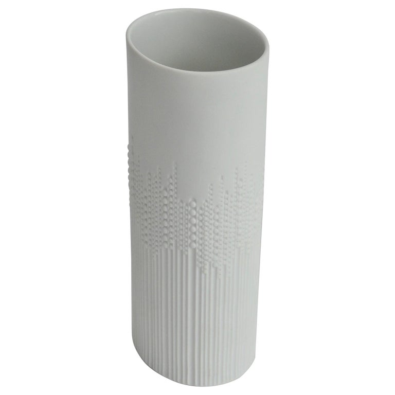 Tapio Wirkkala Bisque White Rosenthal Studio Line "Drops" Vase at 1stDibs