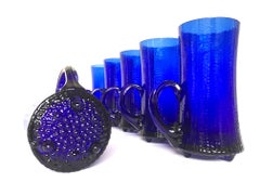 Tapio Wirkkala - Blue Cobalt - Ultima Thule set of 6 Mugs - 1968