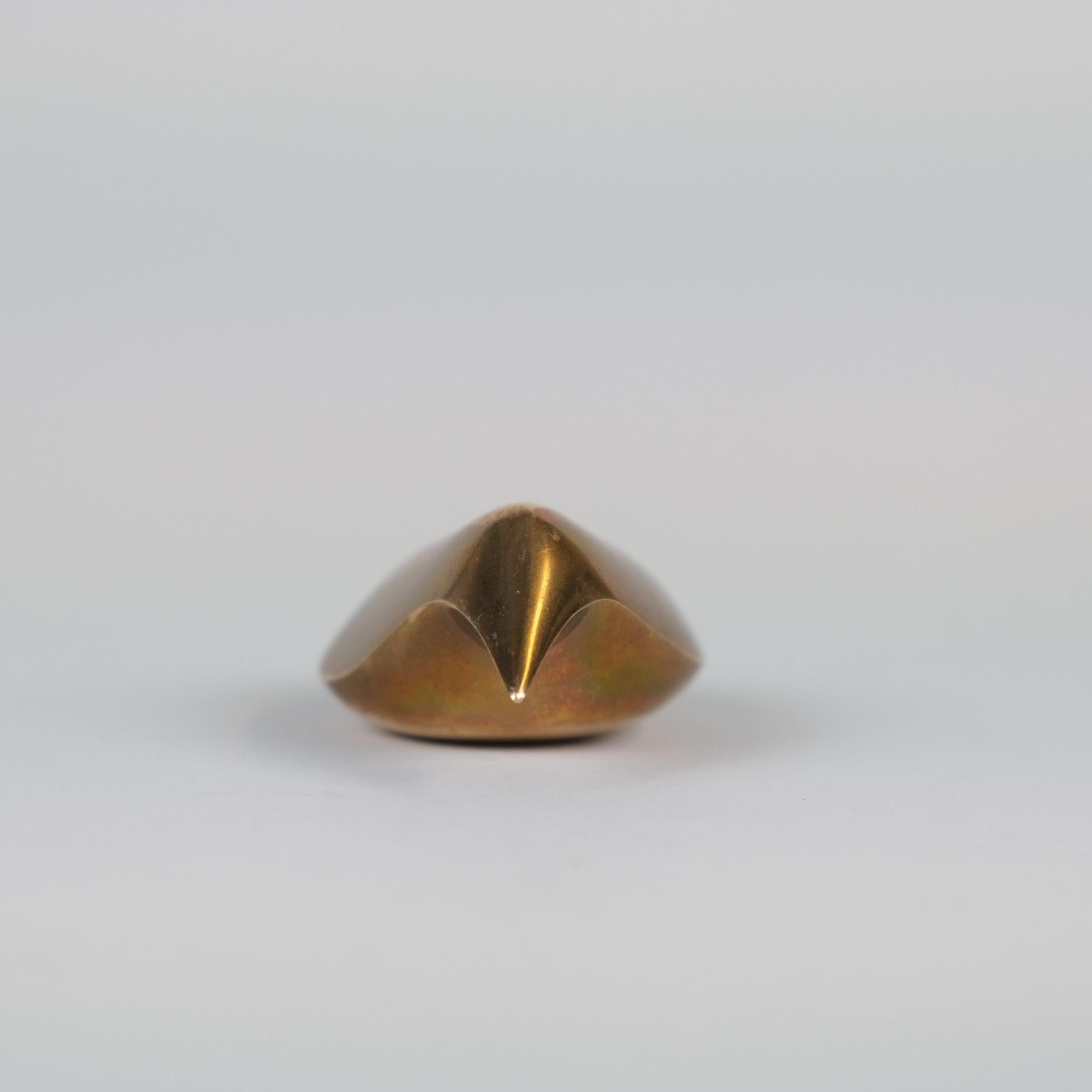 Tapio Wirkkala, Brass Bird Sculpture for Kultakeskus Hämeenlinna Finland, 1970s For Sale 4