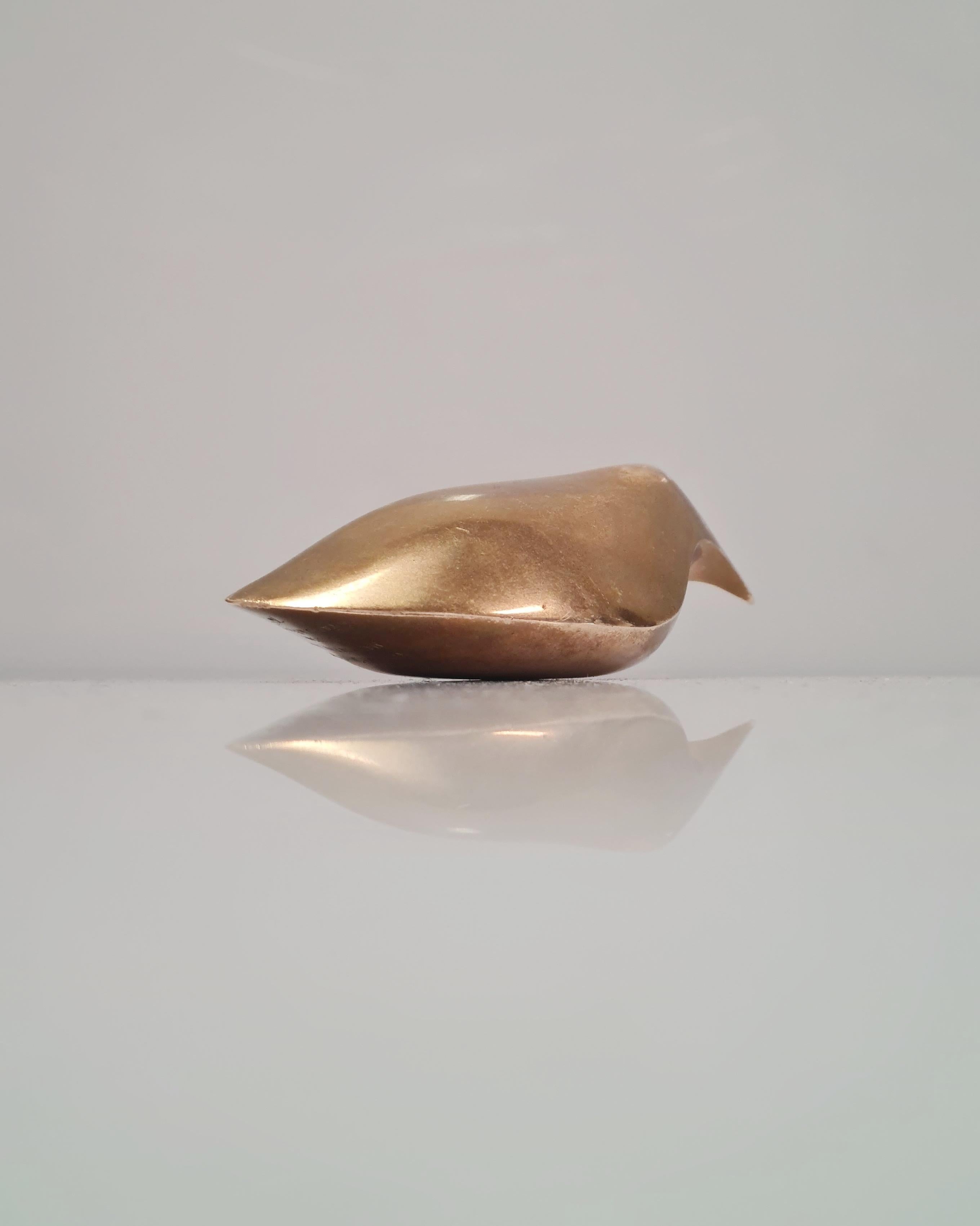 Tapio Wirkkala, Brass Bird Sculpture for Kultakeskus Hämeenlinna Finland, 1970s For Sale 3