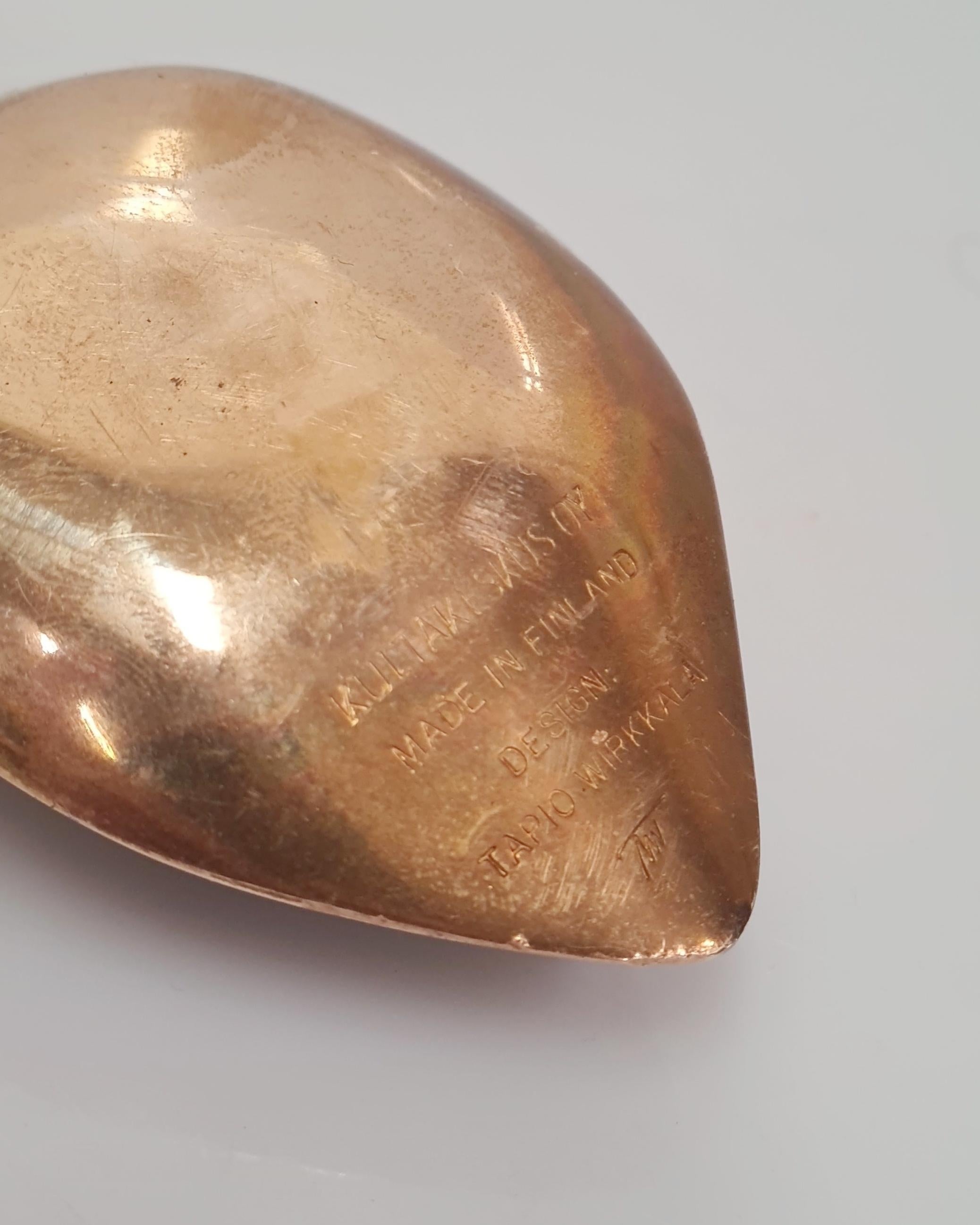 Tapio Wirkkala, Brass Bird Sculpture for Kultakeskus Hämeenlinna Finland, 1970s For Sale 1