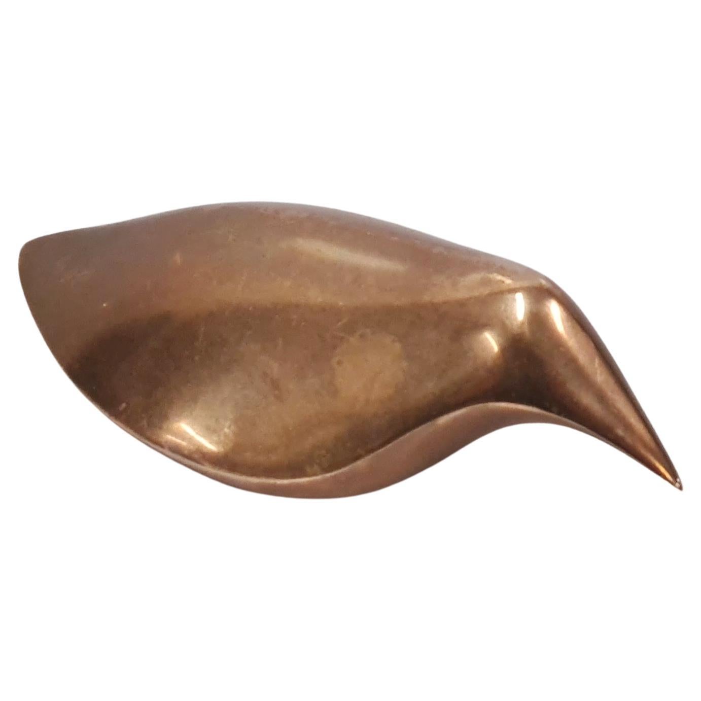 Tapio Wirkkala, Brass Bird Sculpture for Kultakeskus Hämeenlinna Finland, 1970s