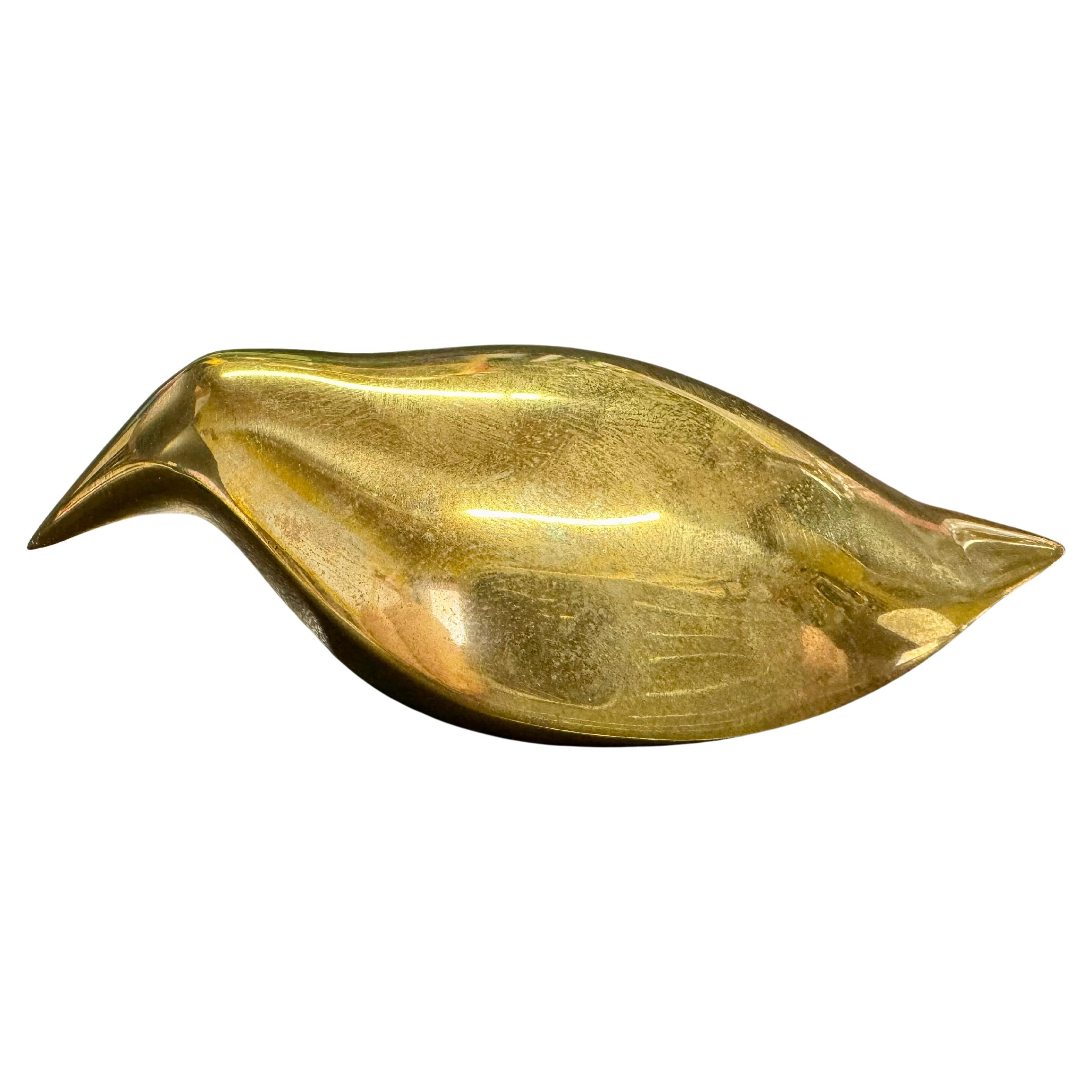 Presse-papiers oiseau Tapio Wirkkala en bronze