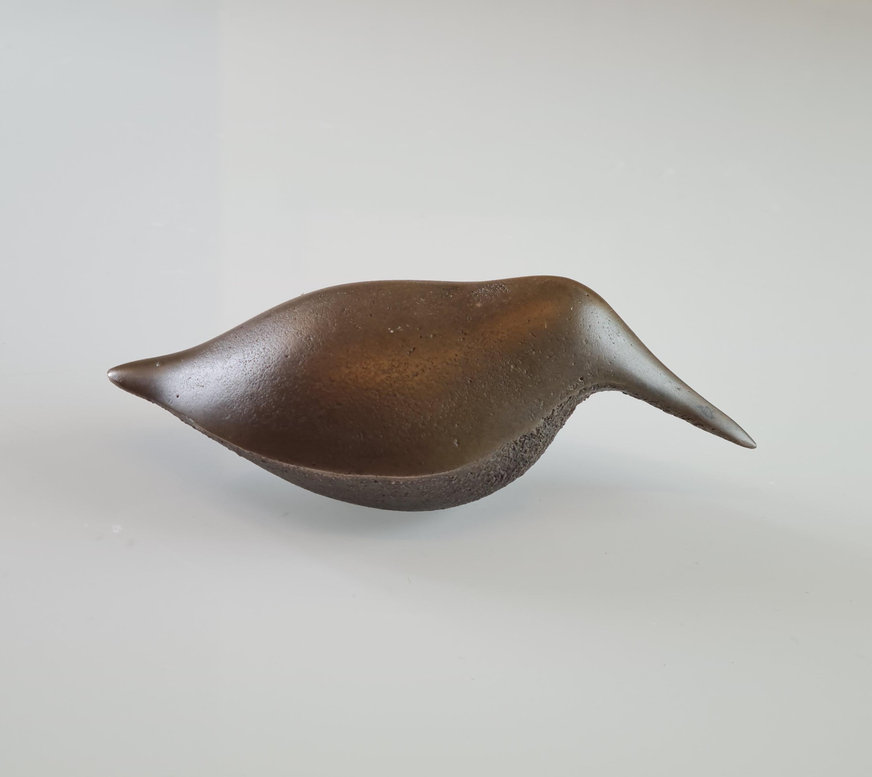 Scandinavian Modern Tapio Wirkkala, Bronze Bird Sculpture, Kultakeskus For Sale