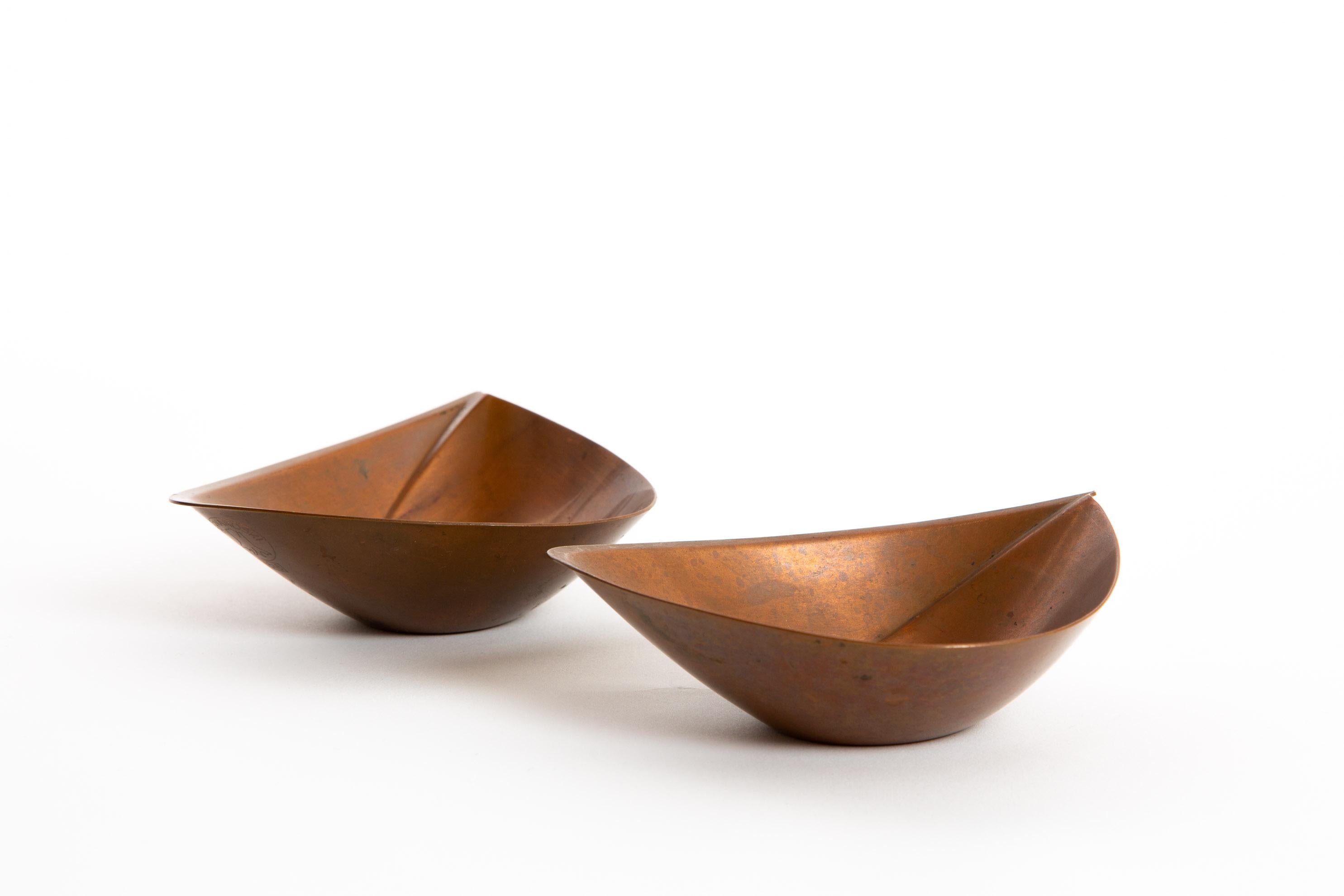 Tapio Wirkkala Bronze Bowl Organic Form by Kultakeskus Oy Finland For Sale 4