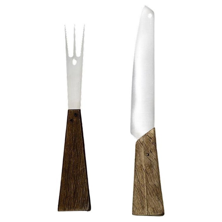 Juego de cuchillos y tenedores de acero inoxidable Kalmar Designs con caja  HECHO EN ITALIA