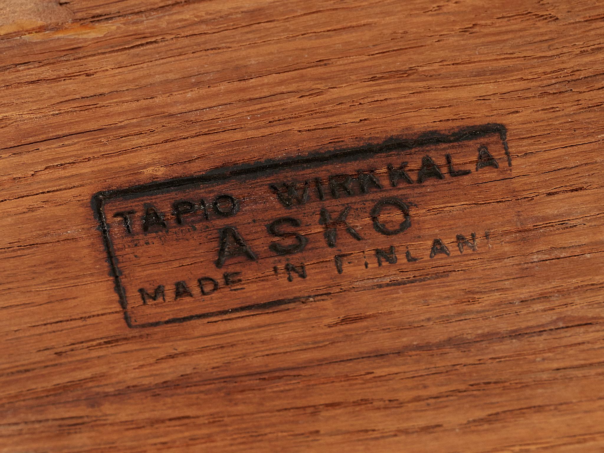 Tapio Wirkkala Cocktail Table in Birch and Metal for Asko 5