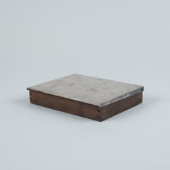 Tapio Wirkkala Commissioned Cigar Box In Silver and Teak, 1970s