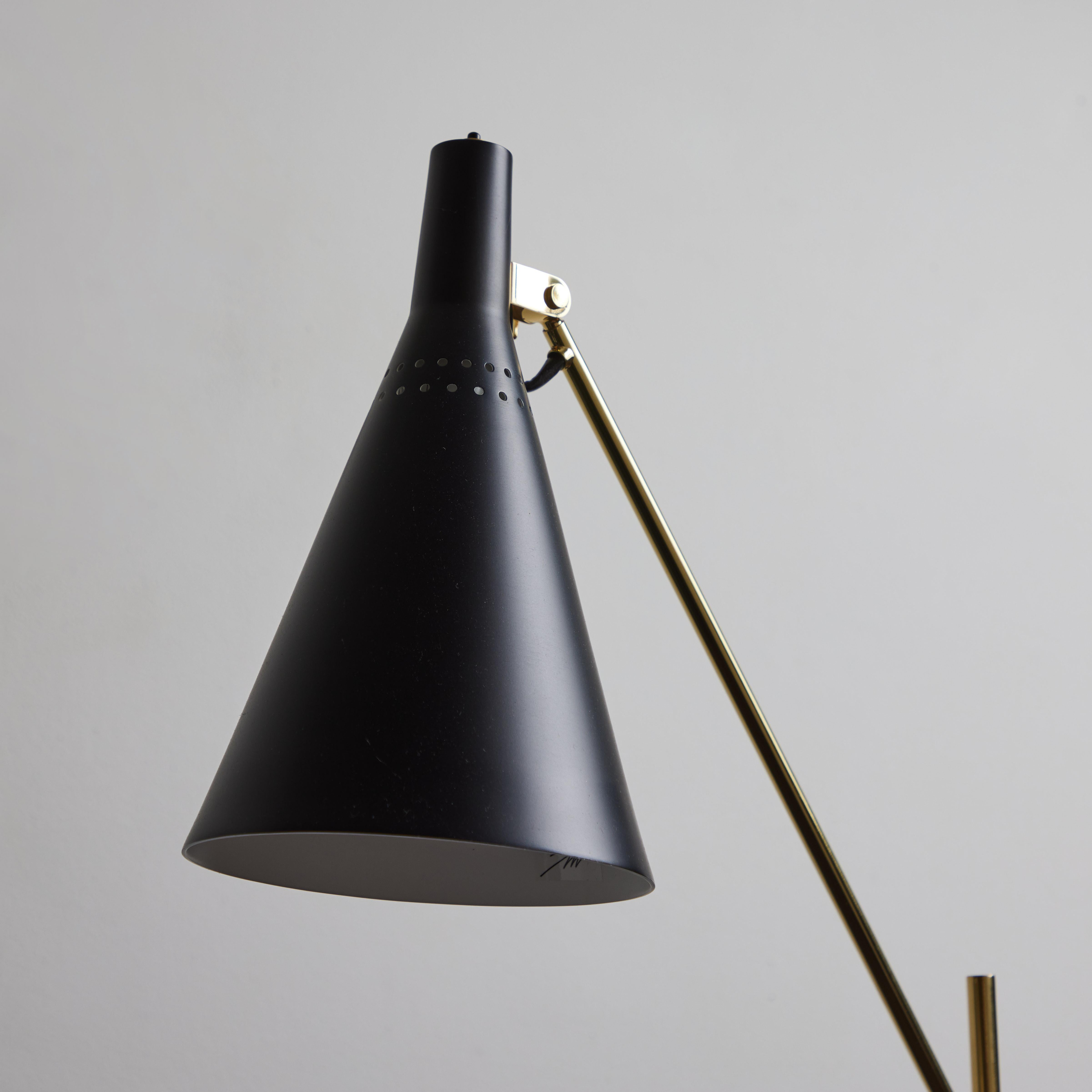 Tapio Wirkkala 'Crane' Articulating Floor Lamp in Black for Innolux Oy For Sale 3