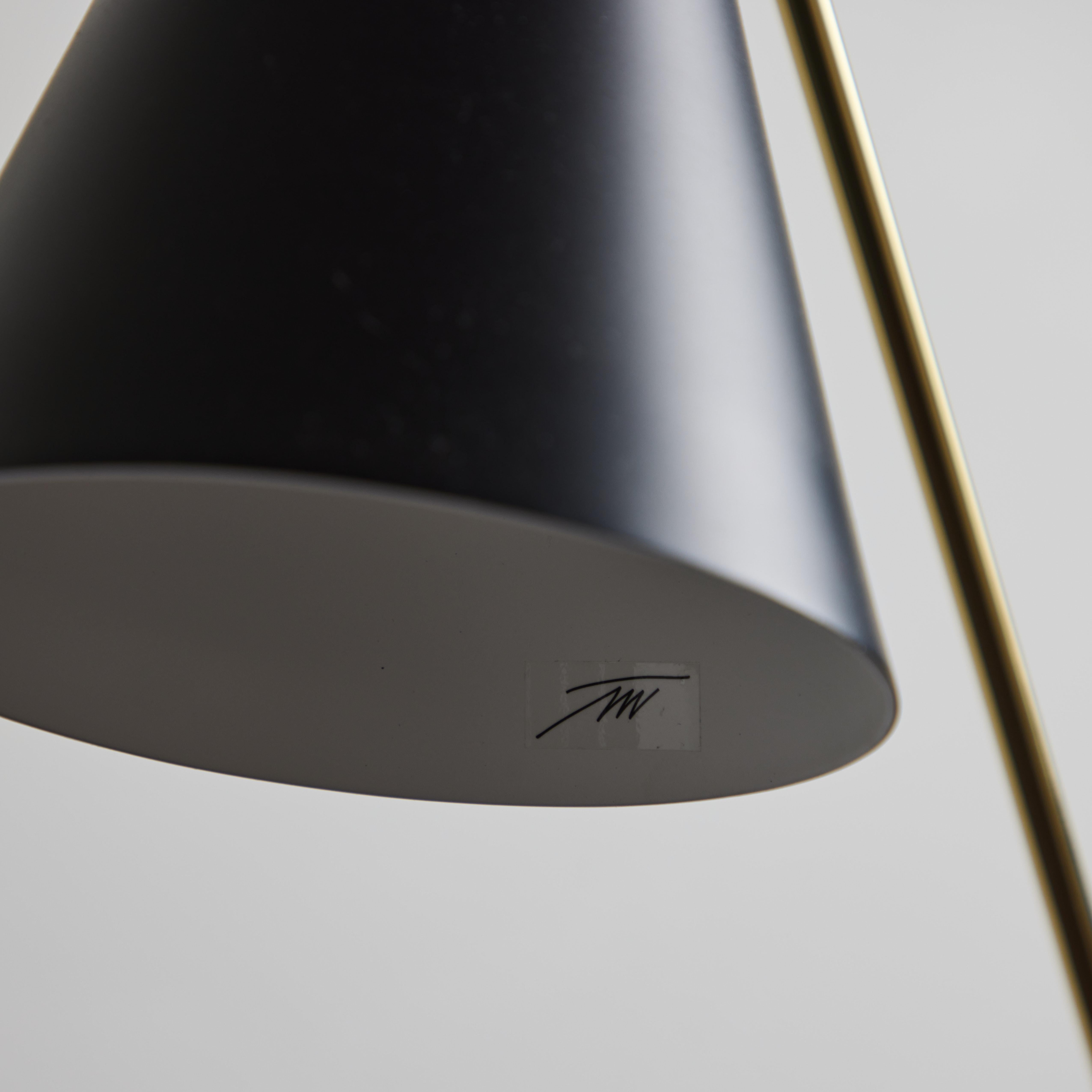 Tapio Wirkkala 'Crane' Articulating Floor Lamp in Black for Innolux Oy For Sale 4
