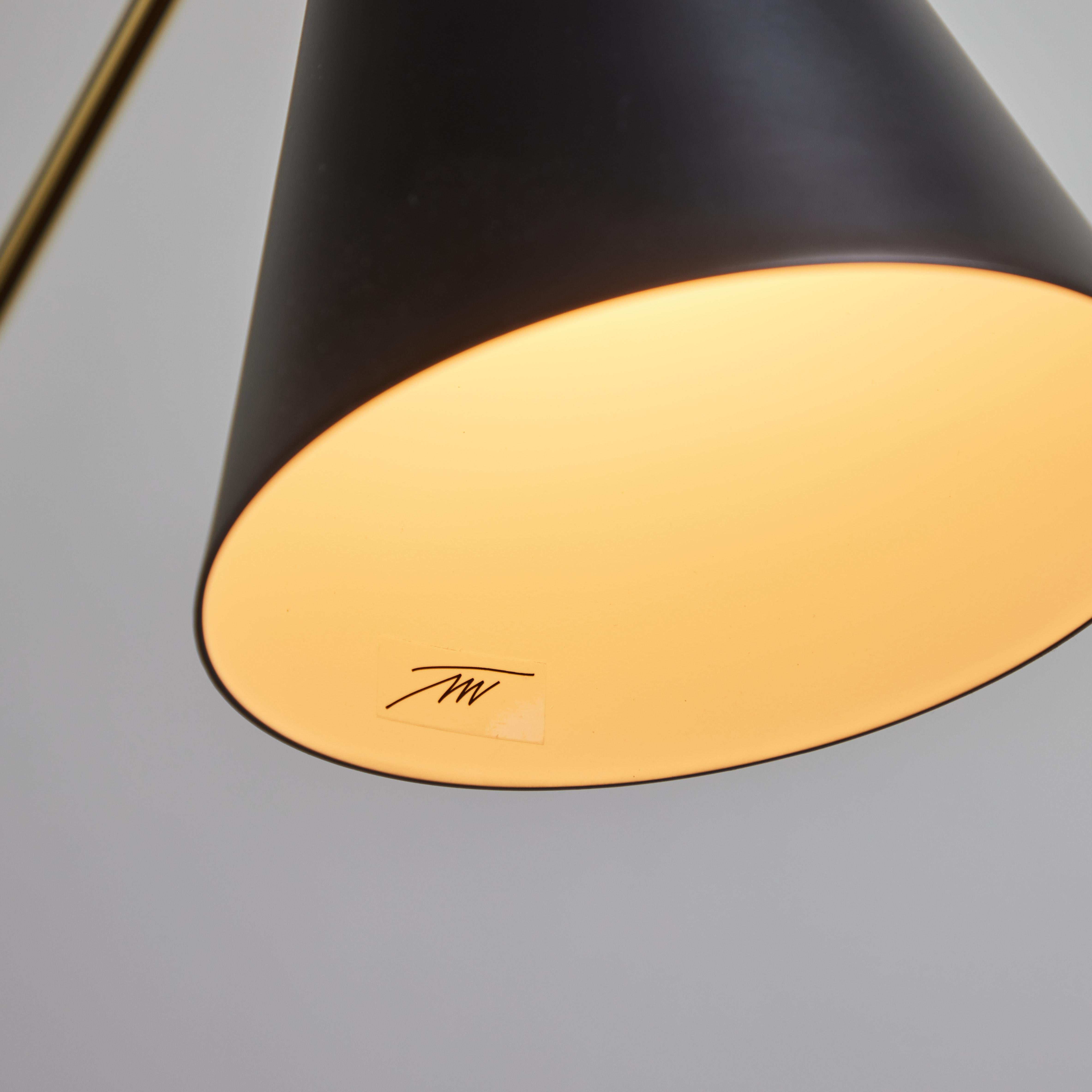 Tapio Wirkkala 'Crane' Articulating Floor Lamp in Black for Innolux Oy For Sale 7