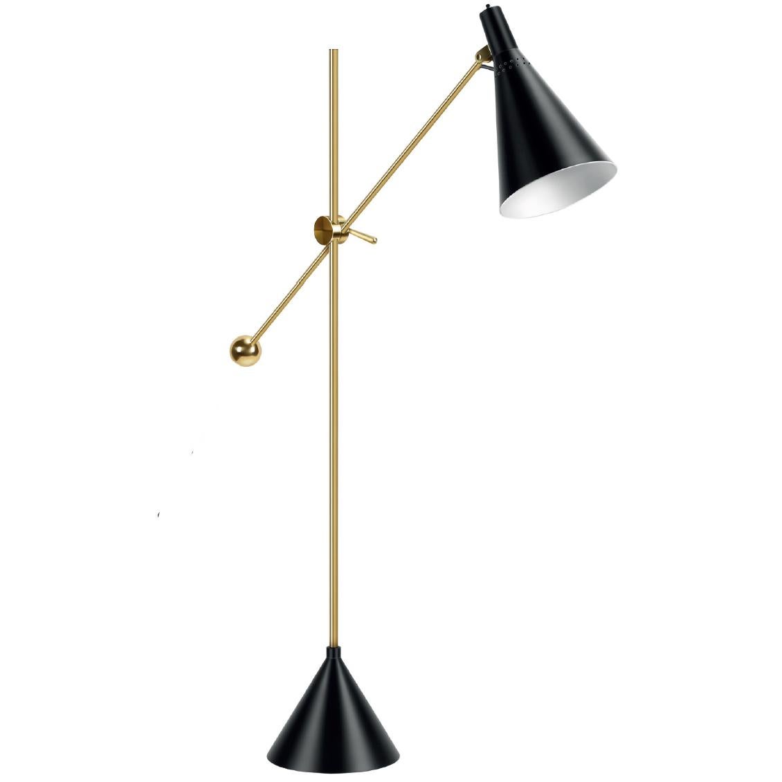 Tapio Wirkkala 'Crane' Articulating Floor Lamp in White for Innolux Oy For Sale 11