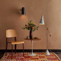 Tapio Wirkkala 'Crane' Articulating Floor Lamp in White for Innolux Oy
