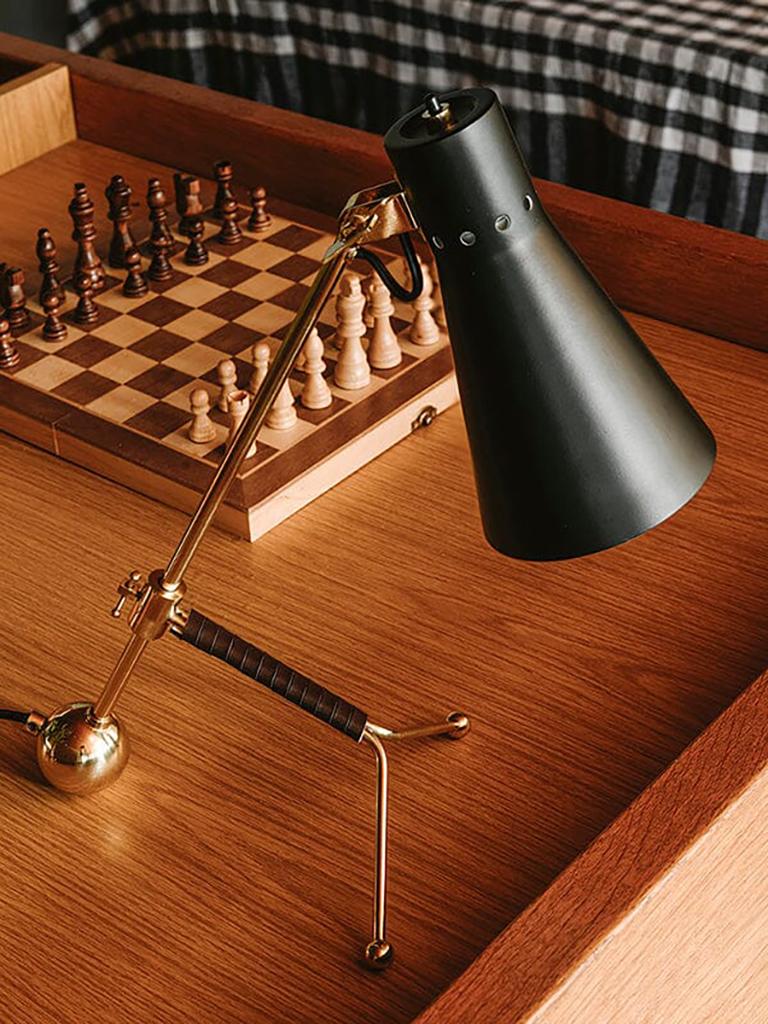 Tapio Wirkkala 'Crane' lampe à poser articulée en noir pour Innolux Oy en vente 2