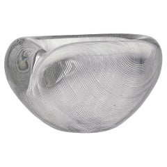 Vintage Tapio Wirkkala, Crystal Line Cut Art-Object, Model 3327, Iittala, Finland C 1955