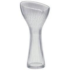 Vintage Tapio Wirkkala, Crystal Line Cut Art-Object, Model 3520, Iittala, Finland c 1955