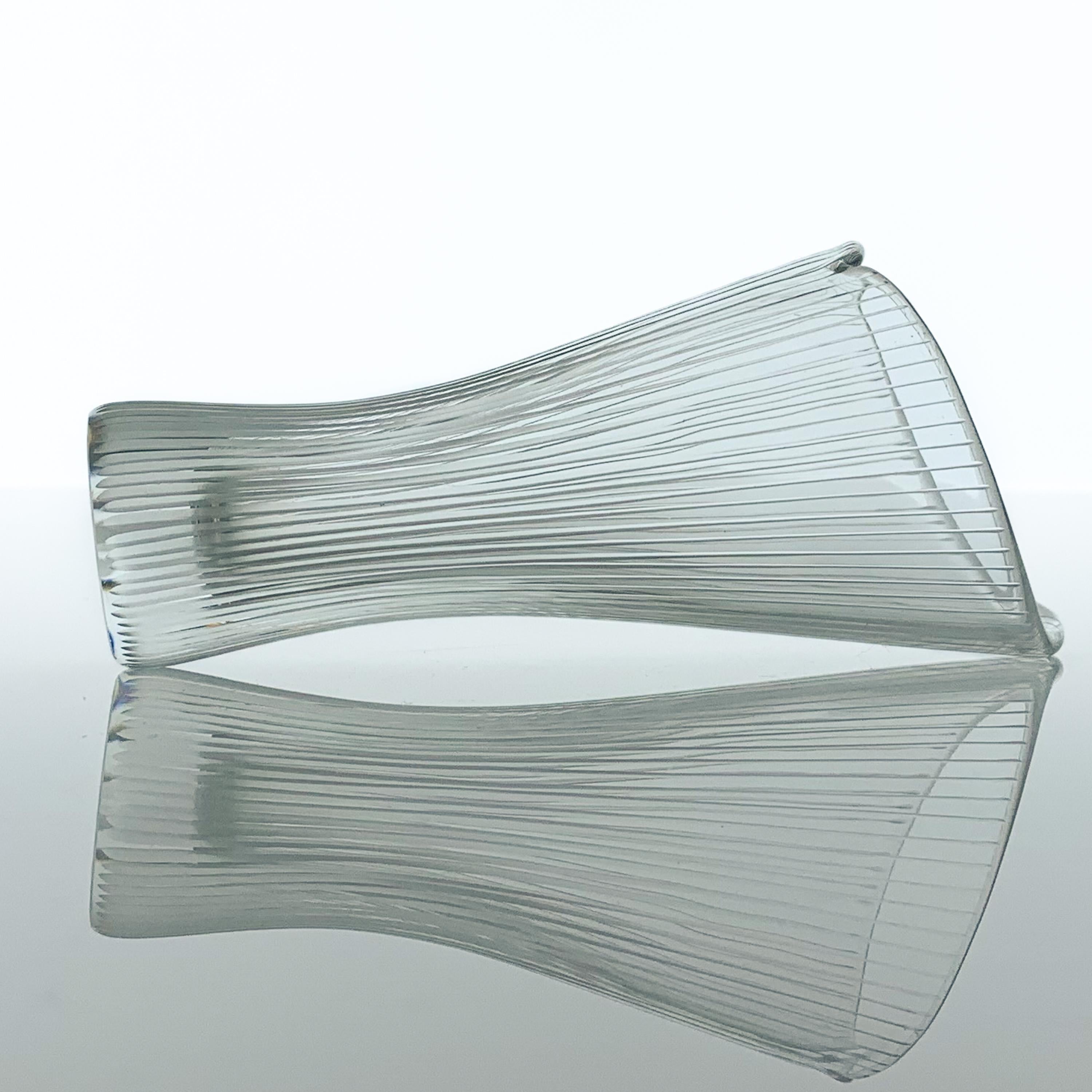 Other Tapio Wirkkala - Crystal, line cut Art-object, model 3550 - Iittala Finland 1954