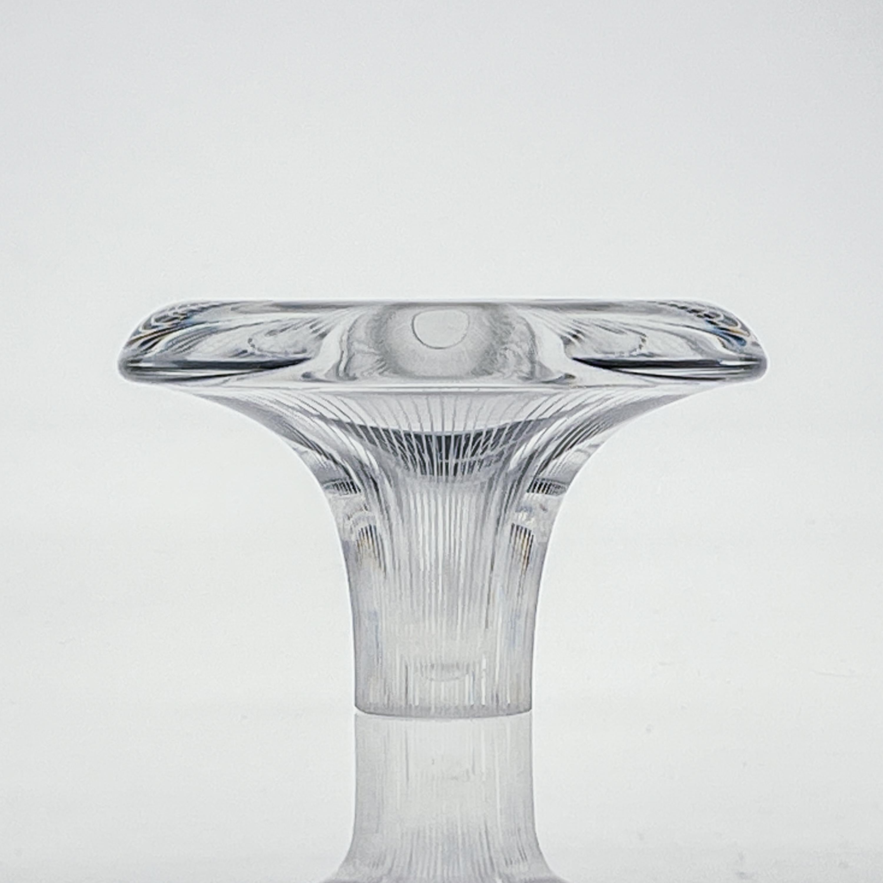 Scandinavian Modern Tapio Wirkkala, Crystal Line Cut Art-Object 