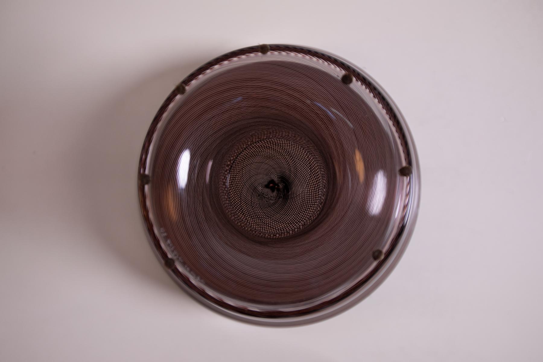 Tapio Wirkkala Filigrana für Venini Murano, signiert, 1980er-Jahre (Ende des 20. Jahrhunderts) im Angebot