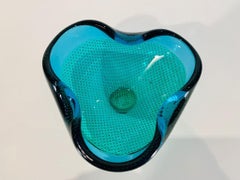 Tapio Wirkkala Finland circa 1970 glass with bubbles bowl.