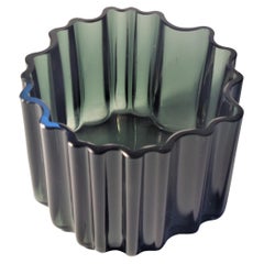 Tapio Wirkkala Fluted Glass Vase 1950's