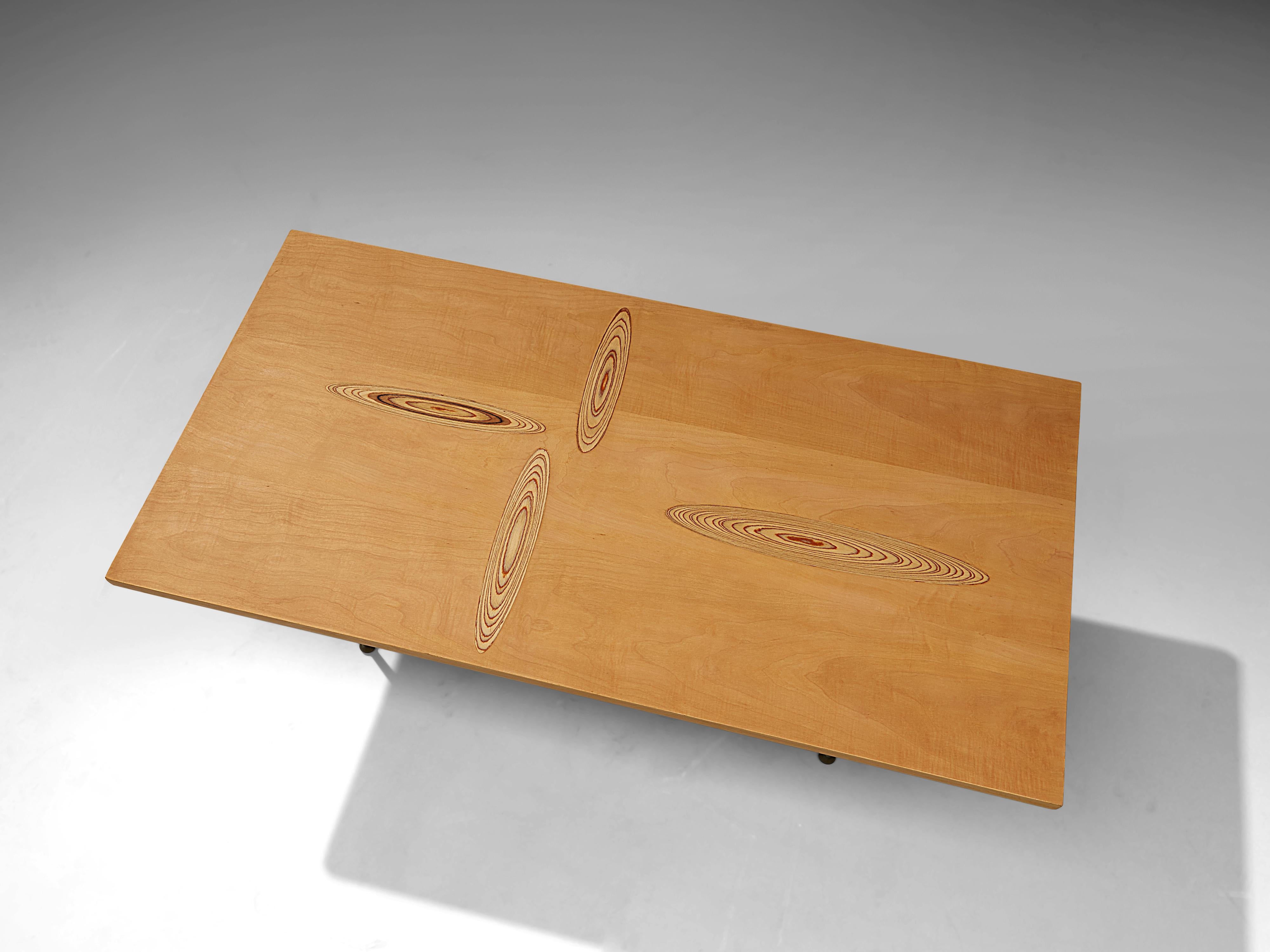 Scandinavian Modern Tapio Wirkkala for Asko Cocktail Table in Birch For Sale