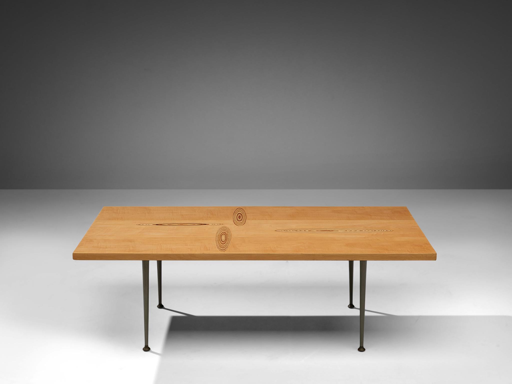 Tapio Wirkkala for Asko Cocktail Table in Birch In Good Condition For Sale In Waalwijk, NL