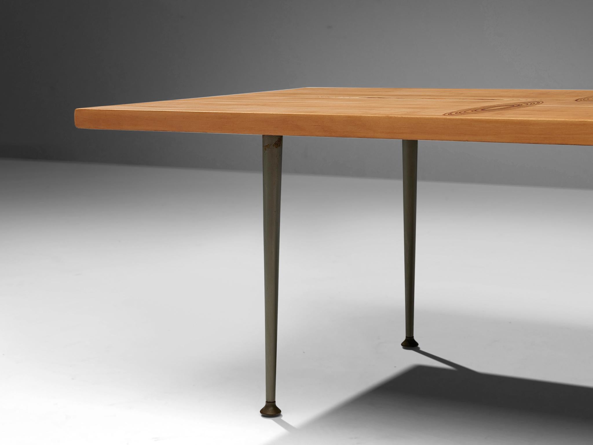 Milieu du XXe siècle Table à cocktail Tapio Wirkkala pour Asko en bouleau  en vente