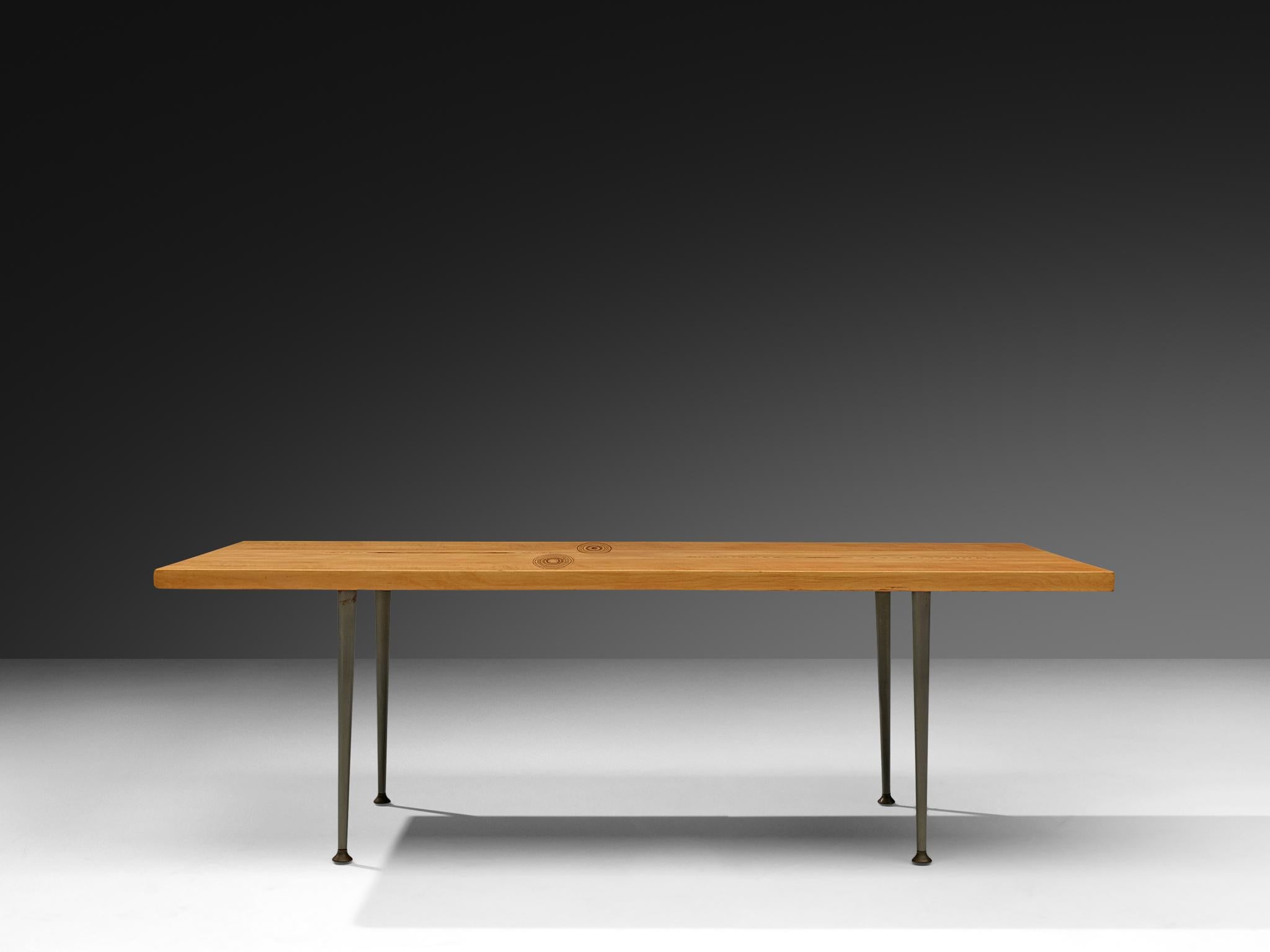 Métal Table à cocktail Tapio Wirkkala pour Asko en bouleau en vente