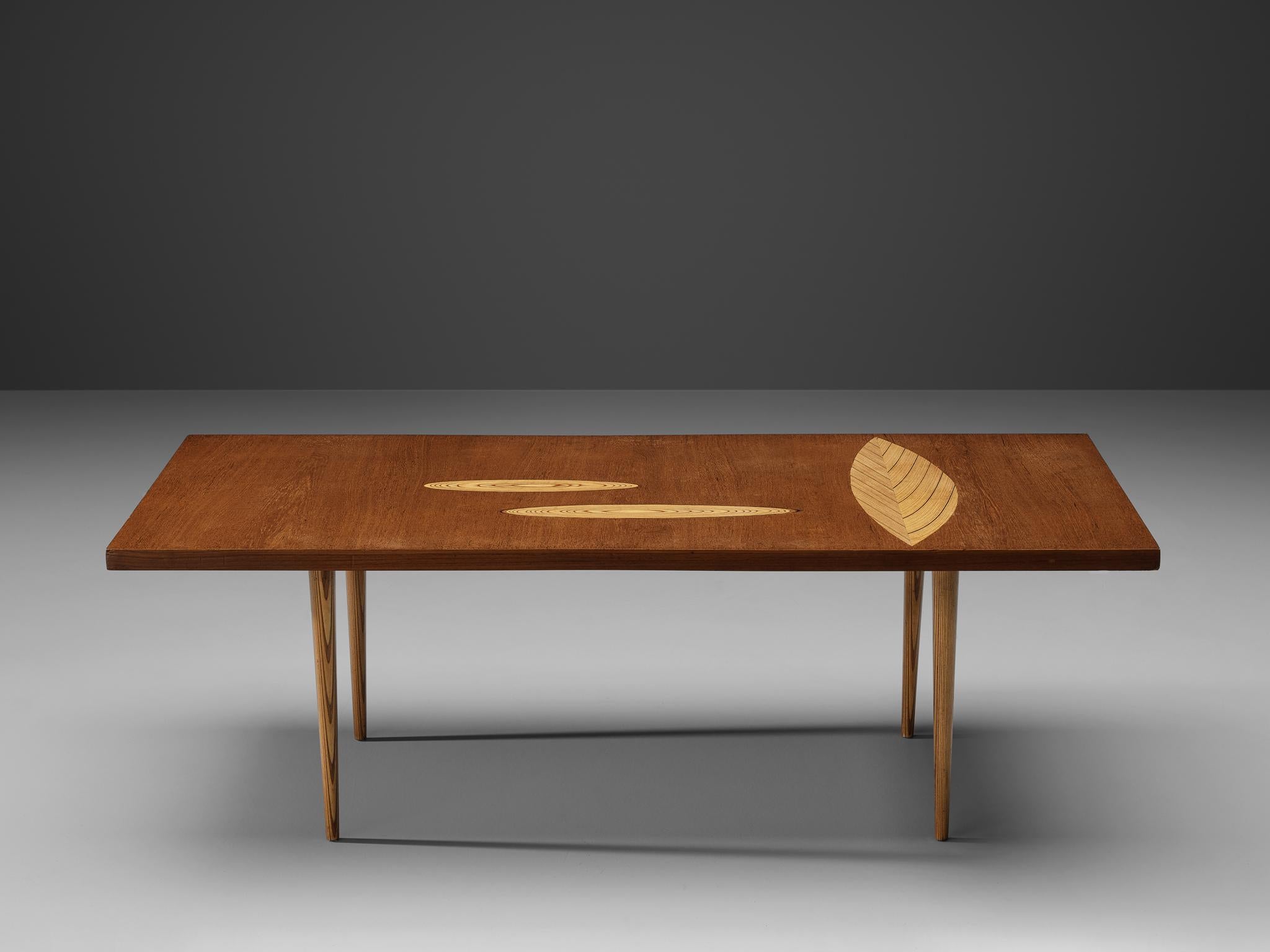 Scandinave moderne Table basse Tapio Wirkkala pour Asko en teck  en vente