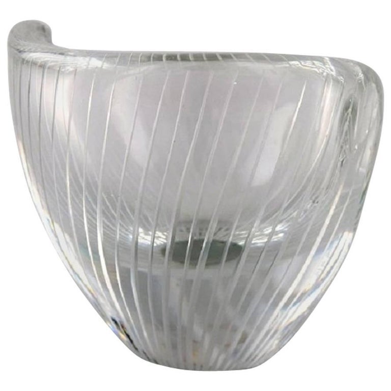 Tapio Wirkkala for Iittala, Finland, 1960s Clear Glass Vase For Sale