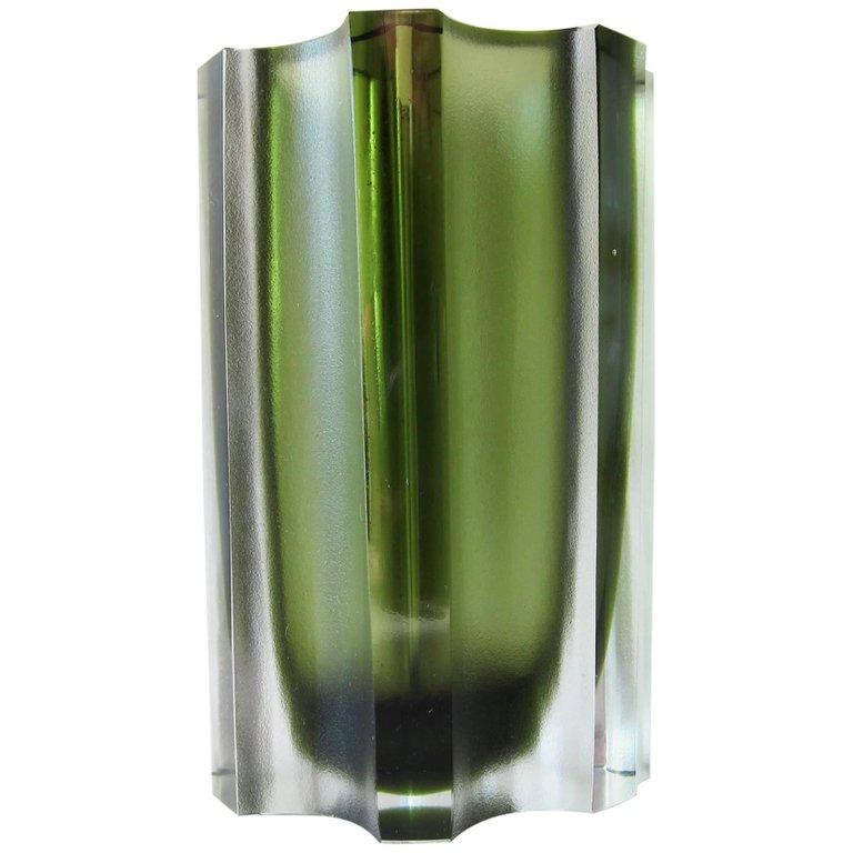 Mid-Century Modern Tapio Wirkkala For Iittala Finnish Modernist Fluted Vase