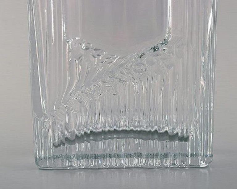 Tapio Wirkkala for Iittala, Three Vases in Art Glass, Finnish Design 1960s In Good Condition For Sale In Copenhagen, DK