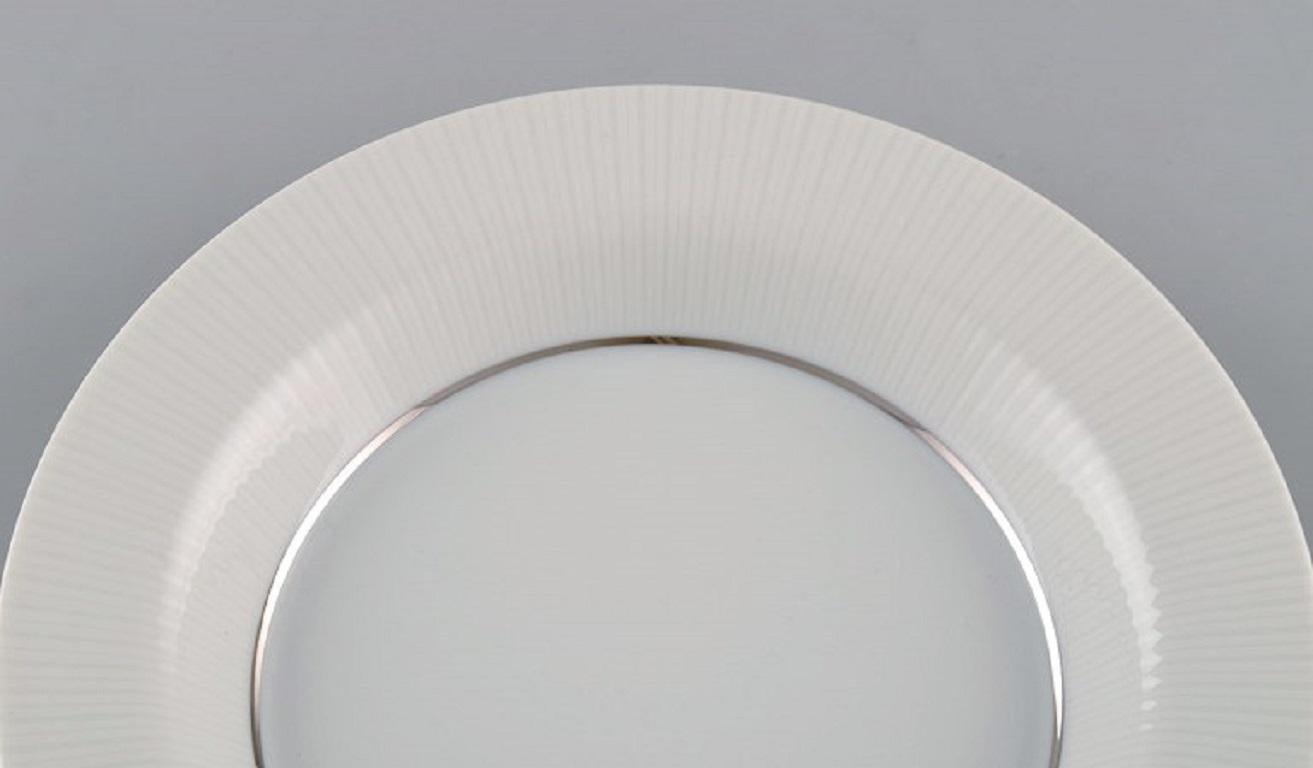German Tapio Wirkkala for Rosenthal, Eight Rare Modulation Deep Plates in Porcelain For Sale