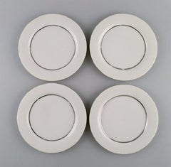 Tapio Wirkkala für Rosenthal, acht seltene Modulationsteller aus Porzellan