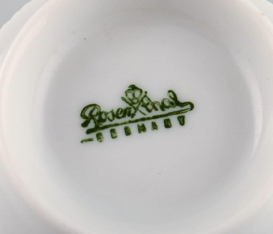 Scandinavian Modern Tapio Wirkkala for Rosenthal, Four Porcelain Noire Mocha Cups with Saucers For Sale